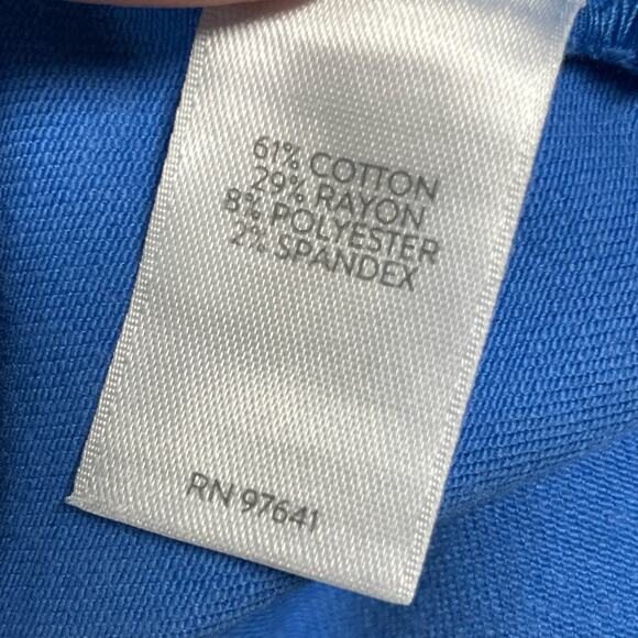 J. Jill Blue High Rise Cropped Pants Size 16 T - Picture 7 of 11